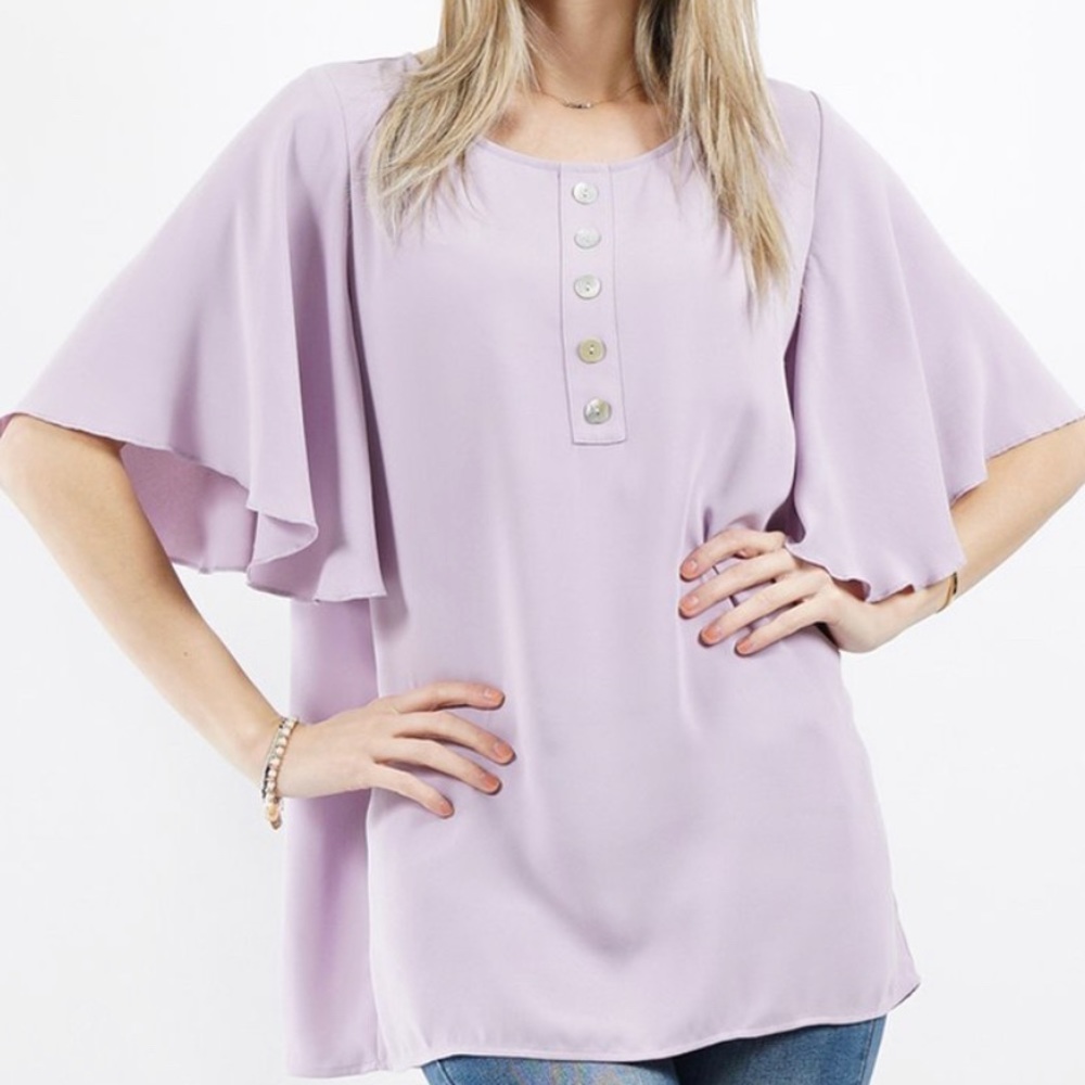 Lilac Flowy top